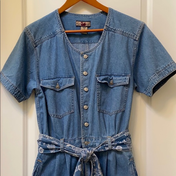 Gloria Vanderbilt Denim Romper - Picture 5 of 16